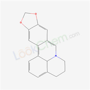 65367-78-4,5,6-dihydro-4H,13cH-[1,3]dioxolo[4,5-j]pyrido[3,2,1-de]phenanthridine,