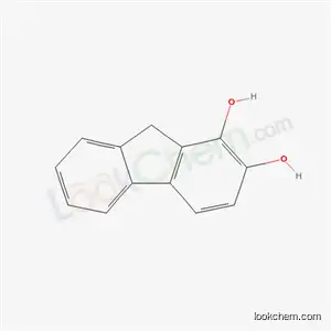 Molecular Structure of 42523-11-5 (9H-fluorene-1,2-diol)