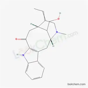 Molecular Structure of 2134-82-9 (17-Hydroxyvobasan-3-one)