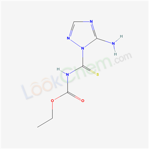 ethyl N-(5-amino1,2,4-triazole-1-carbothioyl)carbamate cas  19923-09-2