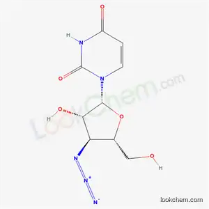Molecular Structure of 6206-17-3 (1-(3-azido-3-deoxy-beta-D-arabinofuranosyl)pyrimidine-2,4(1H,3H)-dione)