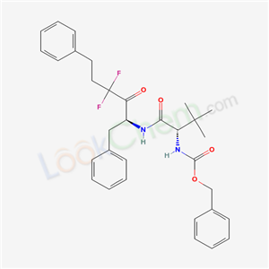 134450-36-5,benzyl [(2S)-1-{[(2S)-4,4-difluoro-3-oxo-1,6-diphenylhexan-2-yl]amino}-3,3-dimethyl-1-oxobutan-2-yl]carbamate,