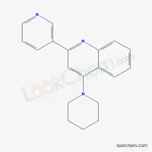 Molecular Structure of 133671-59-7 (4-(piperidin-1-yl)-2-(pyridin-3-yl)quinoline)