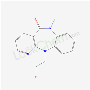 132687-04-8,11-(2-fluoroethyl)-6-methyl-6,11-dihydro-5H-pyrido[2,3-b][1,5]benzodiazepin-5-one,