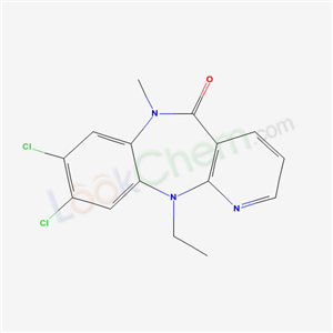 133626-84-3,8,9-dichloro-11-ethyl-6-methyl-6,11-dihydro-5H-pyrido[2,3-b][1,5]benzodiazepin-5-one,