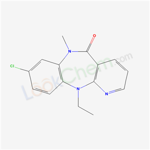 133626-92-3,8-chloro-11-ethyl-6-methyl-6,11-dihydro-5H-pyrido[2,3-b][1,5]benzodiazepin-5-one,