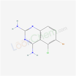 41934-85-4,6-BROMO-5-CHLORO-2,4-DIAMINOQUINAZOLINE,2,4-diamino-6-bromo-5-chloroquinazoline;6-bromo-5-chloro-quinazoline-2,4-diamine;2,4-Quinazolinediamine,6-bromo-5-chloro;