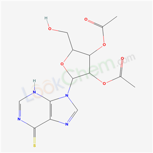 19083-22-8,9-(2,3-di-O-acetylpentofuranosyl)-3,9-dihydro-6H-purine-6-thione,