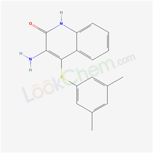 172469-96-4,3-amino-4-[(3,5-dimethylphenyl)sulfanyl]quinolin-2(1H)-one,