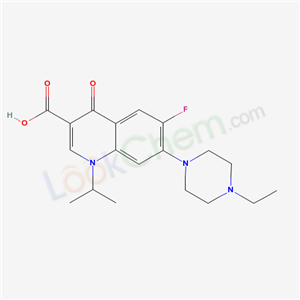 174358-34-0,7-(4-ethylpiperazin-1-yl)-6-fluoro-1-(1-methylethyl)-4-oxo-1,4-dihydroquinoline-3-carboxylic acid,