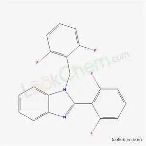 Molecular Structure of 199594-59-7 (2-(2,6-difluorophenyl)-1-[(2,6-difluorophenyl)methyl]benzoimidazole)