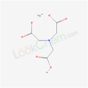 53113-61-4,mercury [(carboxylatomethyl)(carboxymethyl)amino]acetate,Mercury(2+) NTA;Mercurate(1-),(N,N-bis(carboxymethyl)glycinato(3-)-N,O,O',O'')-,hydrogen,(T-4);