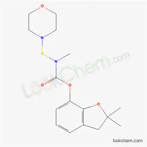 Molecular Structure of 55285-05-7 (2,2-dimethyl-2,3-dihydro-1-benzofuran-7-yl methyl(morpholin-4-ylsulfanyl)carbamate)