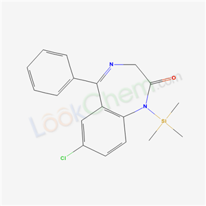 7-CHLORO-1,3-DIHYDRO-5-PHENYL-1-TRI METHYLSILYL-2H-1,4-BENZODIAZEPIN-2-ONE
