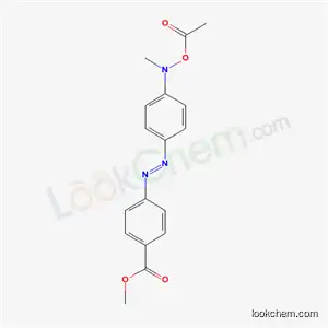 Molecular Structure of 55936-76-0 (p-[[p-(Acetyloxymethylamino)phenyl]azo]benzoic acid methyl ester)