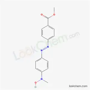 Molecular Structure of 55936-78-2 (methyl 4-[(E)-{4-[hydroxy(methyl)amino]phenyl}diazenyl]benzoate)