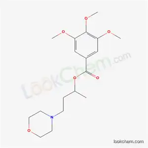 Molecular Structure of 60439-45-4 (1-Methyl-3-morpholinopropyl=3,4,5-trimethoxybenzoate)