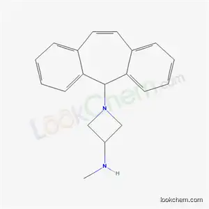 Molecular Structure of 61450-34-8 (1-[5H-Dibenzo[a,d]cyclohepten-5-yl]-N-methyl-3-azetidinamine)