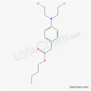Molecular Structure of 66232-25-5 (butyl {4-[bis(2-chloroethyl)amino]phenyl}acetate)