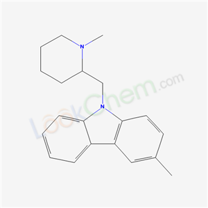 67196-12-7,3-Methyl-9-(1-methyl-2-piperidylmethyl)-9H-carbazole,P 1174;