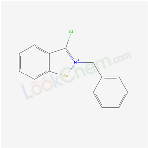 60940-55-8,2-benzyl-3-chloro-1,2-benzoselenazol-2-ium,