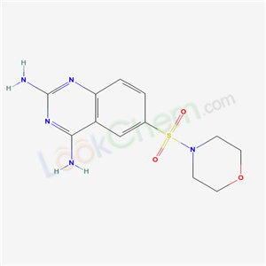 56044-08-7,6-(morpholin-4-ylsulfonyl)quinazoline-2,4-diamine,