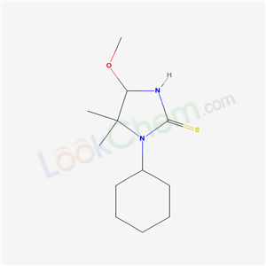 63547-69-3,1-cyclohexyl-4-methoxy-5,5-dimethylimidazolidine-2-thione,