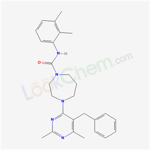 6019-27-8,4-(5-benzyl-2,6-dimethylpyrimidin-4-yl)-N-(2,3-dimethylphenyl)-1,4-diazepane-1-carboxamide,