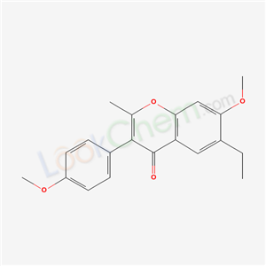 4556-55-2,6-ethyl-7-methoxy-3-(4-methoxyphenyl)-2-methyl-4H-chromen-4-one,