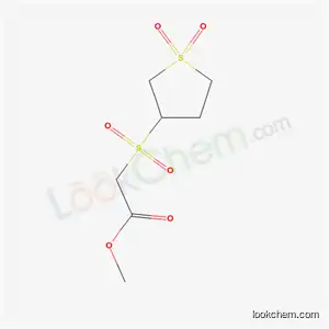 Molecular Structure of 4595-66-8 (methyl [(1,1-dioxidotetrahydrothiophen-3-yl)sulfonyl]acetate)