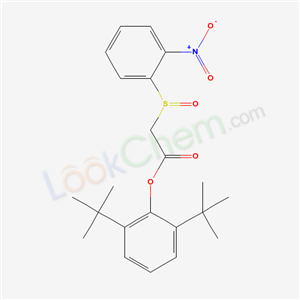 7061-56-5,2,6-di-tert-butylphenyl [(2-nitrophenyl)sulfinyl]acetate,