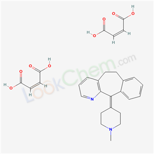 Azatadinedimaleate;SCH10649;5H-Benzo[5,6]cyclohepta[1,2-b]pyridine,6,11-dihydro-11-(1-methyl-4-piperidinylidene)-,(2Z)-2-butenedioate(1:2)