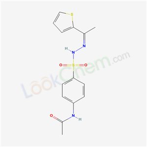 5460-19-5,N-(4-{[(2E)-2-(1-thiophen-2-ylethylidene)hydrazino]sulfonyl}phenyl)acetamide,