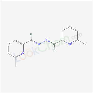 1-(6-methylpyridin-2-yl)-N-[(6-methylpyridin-2-yl)methylideneamino]methanimine cas  6955-47-1