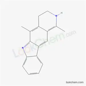 Molecular Structure of 4241-44-5 (1,5-dimethyl-3,4-dihydro-2H-pyrido[4,3-b]carbazole)