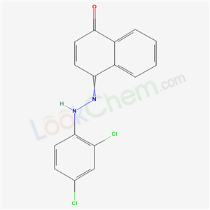 4-[(2,4-dichlorophenyl)hydrazinylidene]naphthalen-1-one cas  7150-48-3