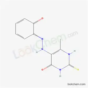Molecular Structure of 35871-44-4 (6-methyl-5-[2-(6-oxocyclohexa-2,4-dien-1-ylidene)hydrazino]-2-thioxo-2,3-dihydropyrimidin-4(1H)-one)