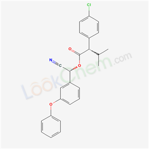 67890-40-8,Benzeneacetic acid, 4-chloro-alpha-(1-methylethyl)-,cyano(3-phenoxyphenyl)methyl ester, (R*,R*)-,