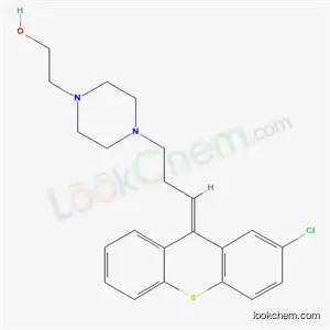 Molecular Structure of 53772-84-2 (2-{4-[(3E)-3-(2-chloro-9H-thioxanthen-9-ylidene)propyl]piperazin-1-yl}ethanol)