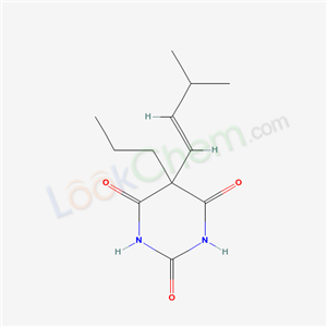 67051-28-9,5-(3-Methyl-1-butenyl)-5-propylbarbituric acid,5-(1-Isopentenyl)-5-propylbarbituric acid;BARBITURIC ACID,5-(1-ISOPENTENYL)-5-PROPYL;5-(3-methyl-but-1-enyl)-5-propyl-barbituric acid;5-(3-Methyl-but-1-enyl)-5-propyl-barbitursaeure;