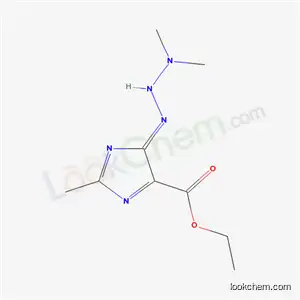 Molecular Structure of 41459-10-3 (5-(3,3-Dimethyl-1-triazeno)-2-methyl-1H-imidazole-4-carboxylic acid ethyl ester)