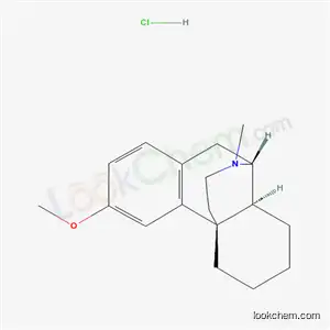 Molecular Structure of 18609-21-7 (Dextromethorphan hydrochloride)