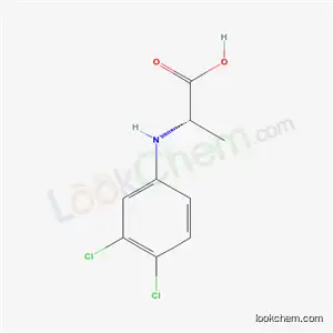 Molecular Structure of 33878-51-2 (N-(3,4-dichlorophenyl)-L-alanine)