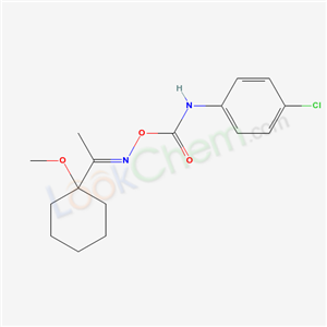 192658-26-7,ethanone, 1-(1-methoxycyclohexyl)-, O-[[(4-chlorophenyl)amino]carbonyl]oxime, (1Z)-,