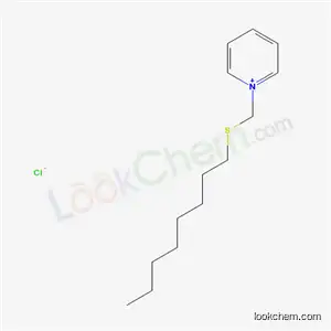 Molecular Structure of 68278-98-8 (1-[(octylsulfanyl)methyl]pyridinium chloride)