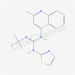 71079-32-8,2-tert-butyl-1-(2-methylquinolin-4-yl)-3-(1,3-thiazol-2-yl)guanidine,