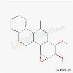 Molecular Structure of 97170-08-6 ((7S,8R,8aS,9aR)-5-methyl-7,8,8a,9a-tetrahydrochryseno[3,4-b]oxirene-7,8-diol)