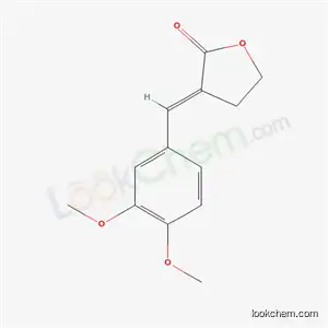 Molecular Structure of 5443-11-8 ((3E)-3-[(3,4-dimethoxyphenyl)methylidene]dihydrofuran-2(3H)-one)
