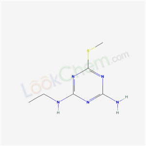 1,3,5-Triazine-2,4-diamine, N-ethyl-6-(methylthio)-