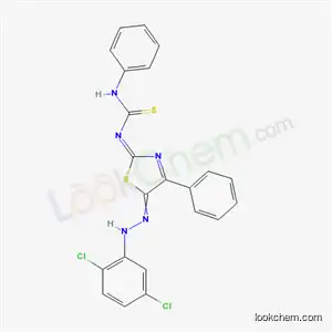 Molecular Structure of 26164-61-4 (1-{5-[(2,5-dichlorophenyl)hydrazono]-4-phenyl-1,3-thiazol-2(5H)-ylidene}-3-phenylthiourea)